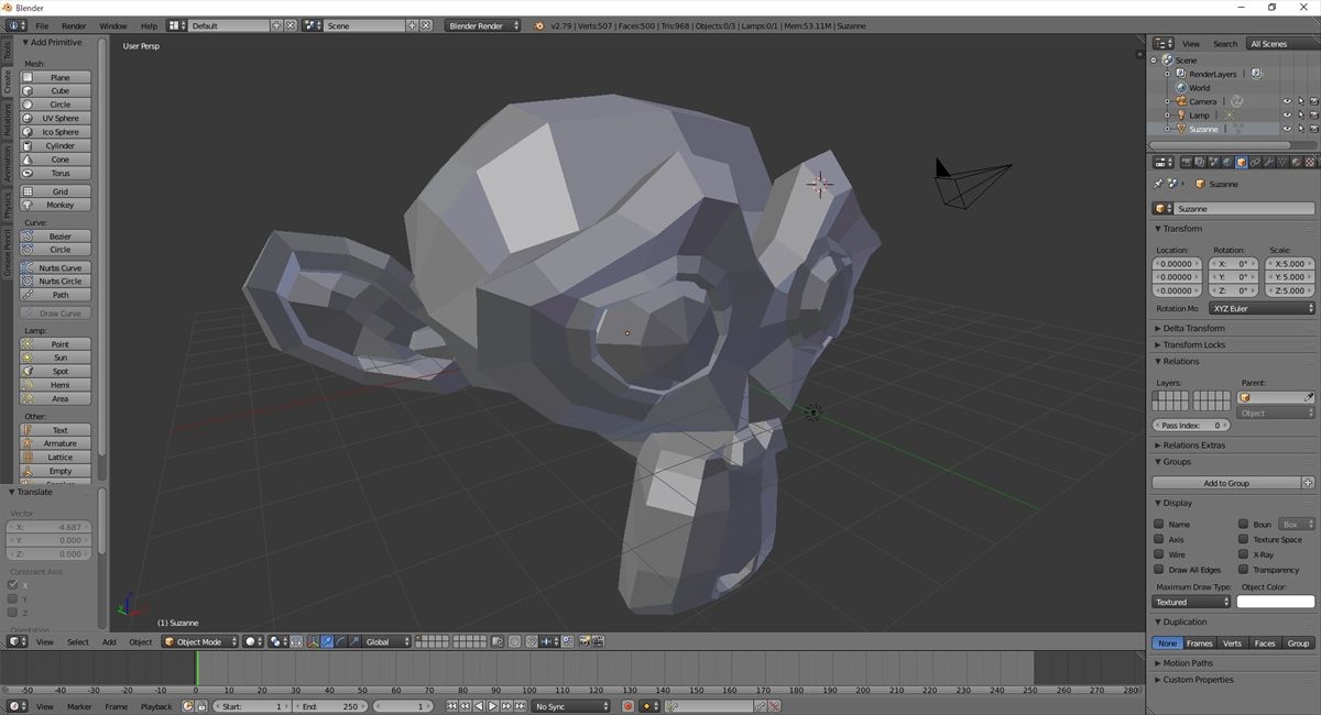 Python で始める Blender